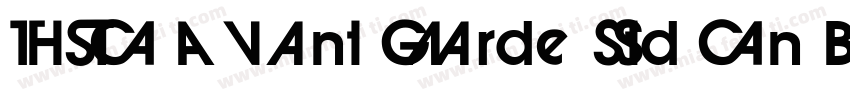 ITC Avant Garde Std Cn Bold Italic字体转换